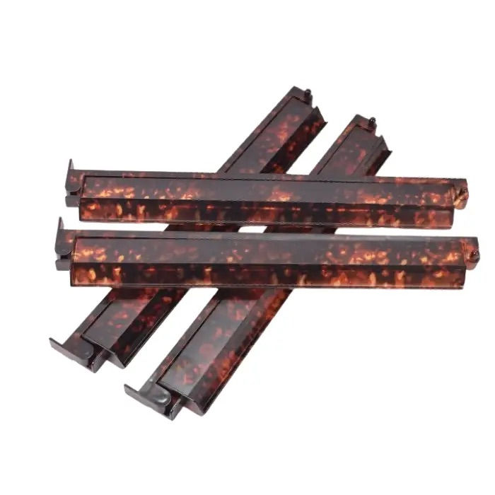 Mahjong Rack and Pusher Set - Tortoise Shell Matte Finish