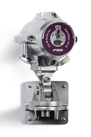 FlameSpec UV-IR UV/IR hydrocarbon / hydrogen flame detector. High immunity to false alarms. Reliable performance with the fastest detection of flames and explosions.