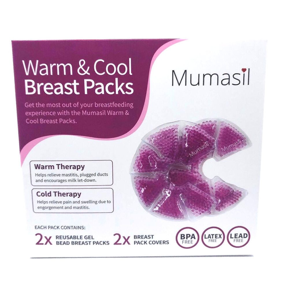 Pepper & Dunn Mumasil Reusable Warm and Cool Breast Packs breastfeeding mums