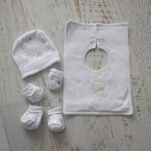 Thumbnail: Pepper & Dunn Bubba Blue Wish Upon a Star Newborn Layette Baby Gift Set