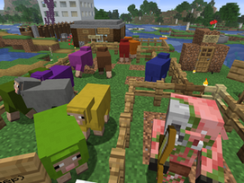 Piglin, coloured sheep return to capital city area