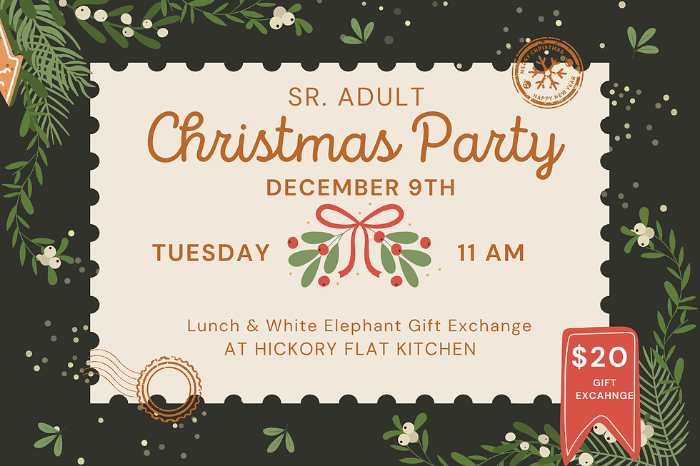 Sr. Adult Christmas Party