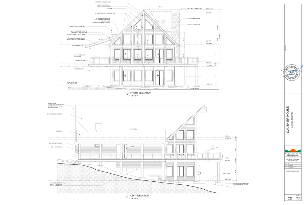 Gauthier House Arch Permit