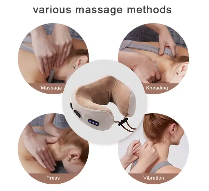 Thumbnail: U Shaped Massage Pillow, Portable Kneading Shoulders and Neck