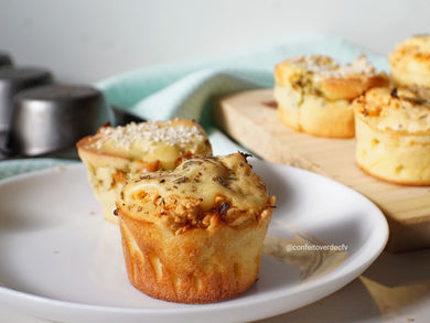 Muffins salgados de liquidificador