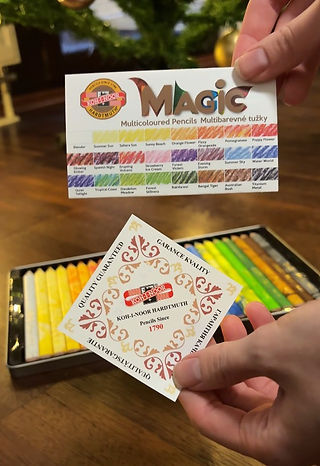 Detail for MAGIC pencils.