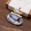 Thumbnail: Gold Dove pendant, Silver Handmade Nature Inspired Dendrite Opal and Larimar
