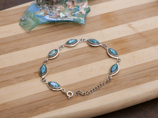 Thumbnail: Roman Glass Bracelet - Ancient Roman Glass Jewelry - Israeli Jewelry - Natural
