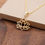 Thumbnail: Gold Lotus Necklace, Meditation Jewelry Flower Pendant Boho Spiritual Necklace