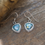 Thumbnail: Silver Roman Glass Earrings - Ancient Roman Glass Jewelry - Ethnic Israeli