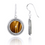 Thumbnail: Tiger Eye Earrings - 925 Sterling silver Dangling Earrings with Tiger Eye Stones