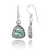 Thumbnail: Elegant Roman Glass Earrings - Ancient Roman Glass Silver Jewelry - Israeli