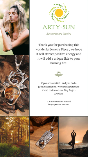 Thumbnail: Black Onyx Necklace - 925 sterling silver pendant with Black Onyx Stone -Round