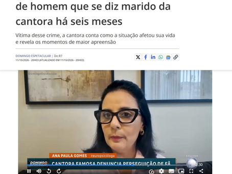 Relacionamento Digital e Stalking - Entrevista Domingo Espetacular