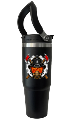 FPF 30 oz Flip Handle Vacuum Tumbler – Dark Navy