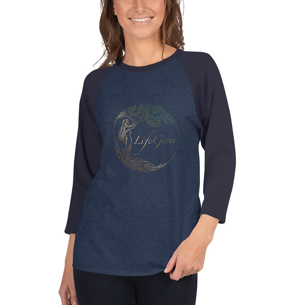 Thumbnail: 3/4 Sleeve Life Giver Raglan Shirt