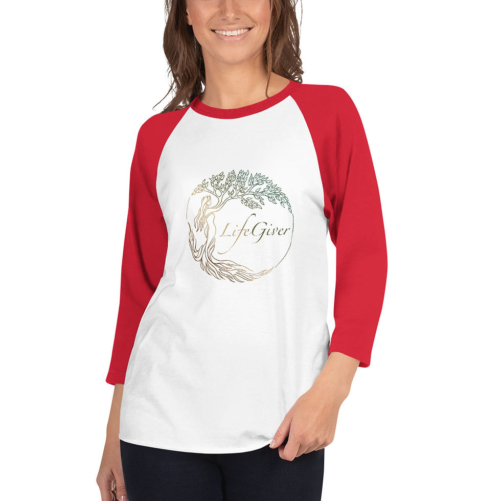Thumbnail: 3/4 Sleeve Life Giver Raglan Shirt