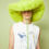 Thumbnail: Green neon fur sunhat