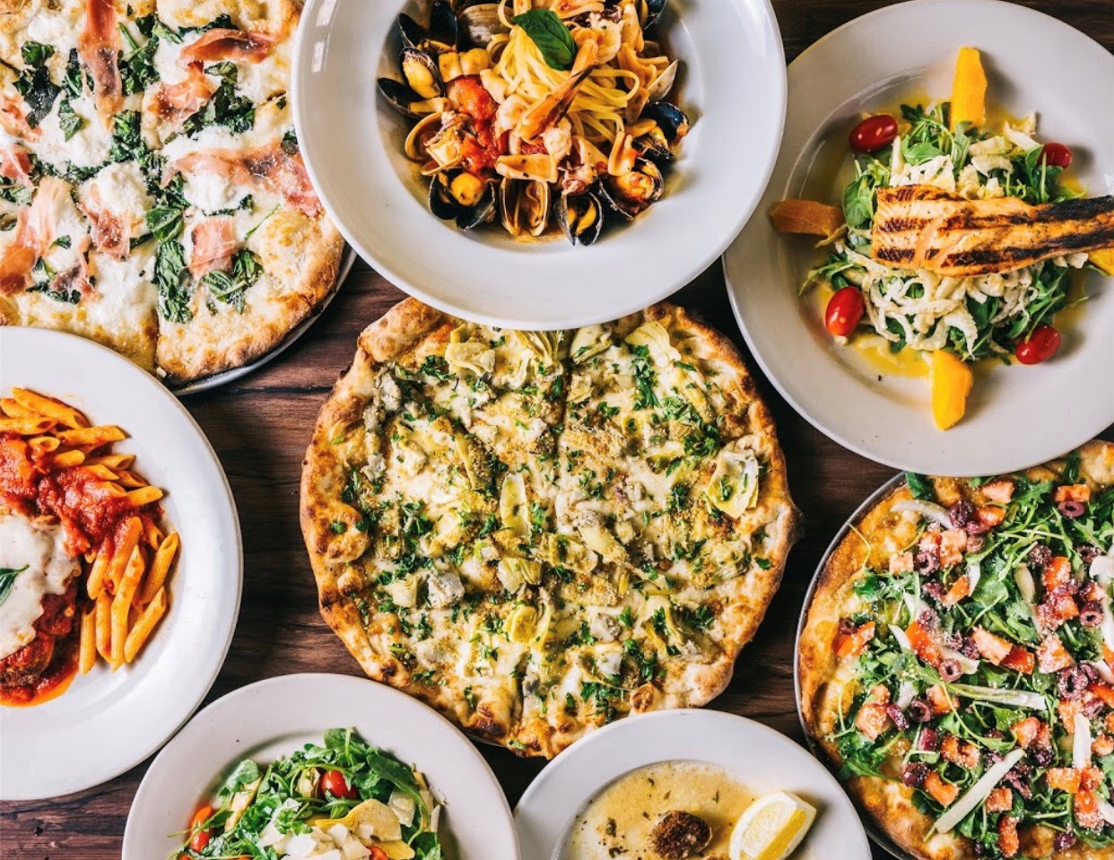 Arranged Food and Objects