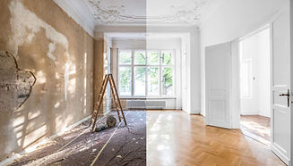 Home renovation: before & after room