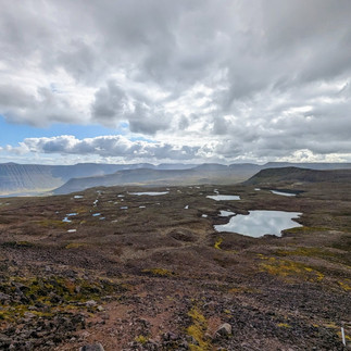 The lakes of Isafjordur we passed thorough