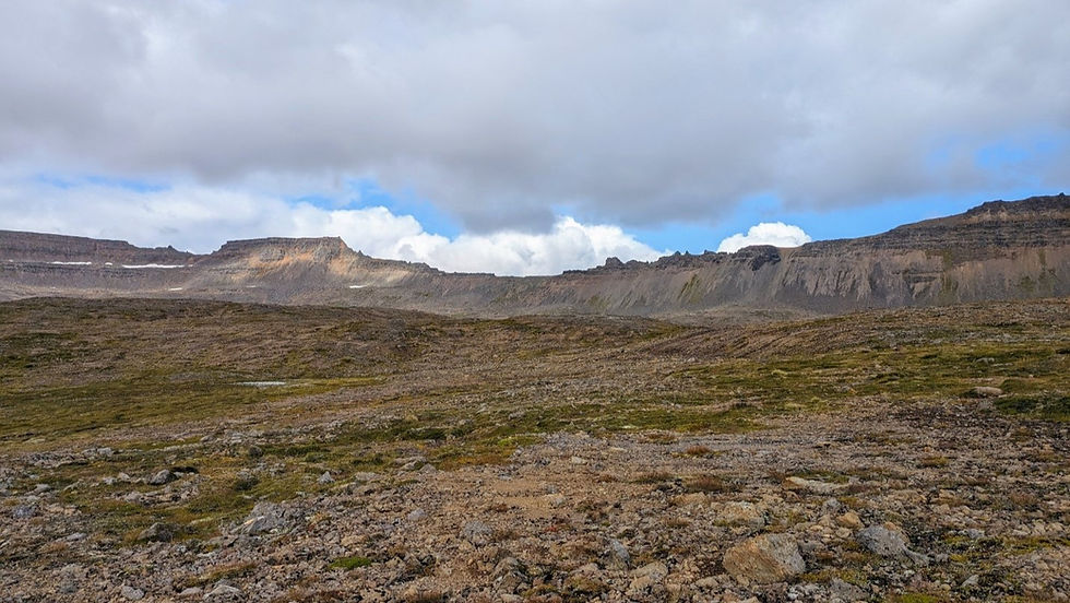 A vast landscape with no path