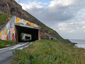 Unused tunnels on the abandoned highway
