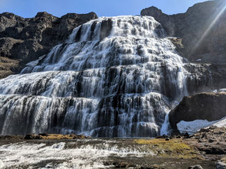 The huge waterfall, Dynjandi