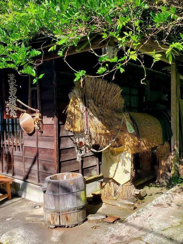 A horse made of straw in Tsumago 