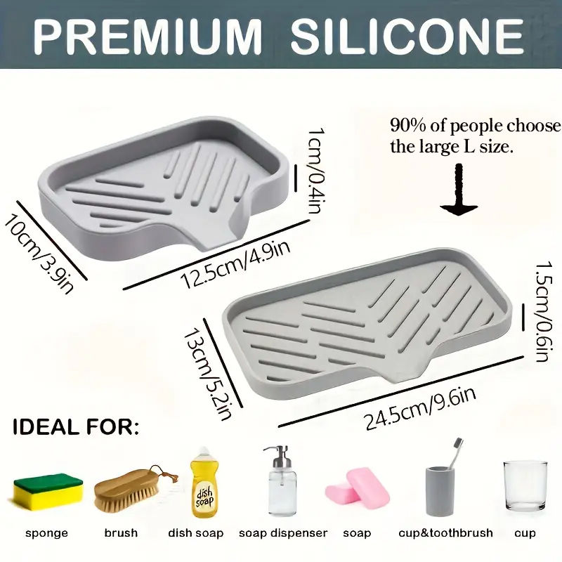 Miniatura: Tapete de Silicone para Torneira e Pia