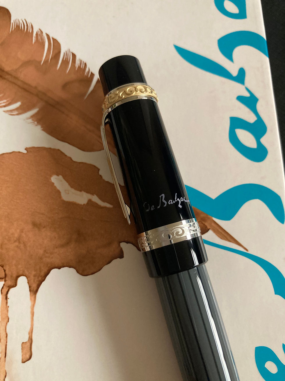 Montblanc balzac fountain pen clearance