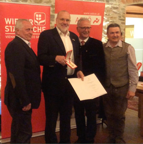 Goldenes Verdienstzeichen der Republik Österreich für Heinz Gaisrucker