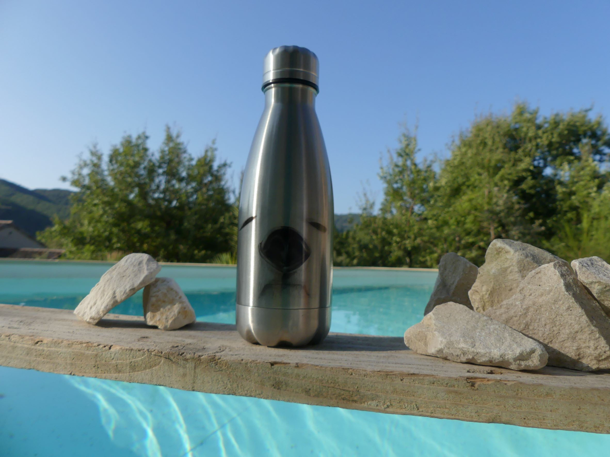 Bouteille 350ml -"Réveil de l'ours" Monochrome