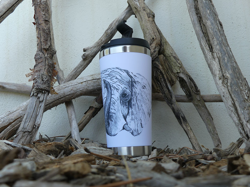 Gobelet 420ml - L'Eléphant monochrome