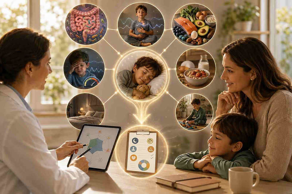 Personalized root-cause approach to sleep problems in children
