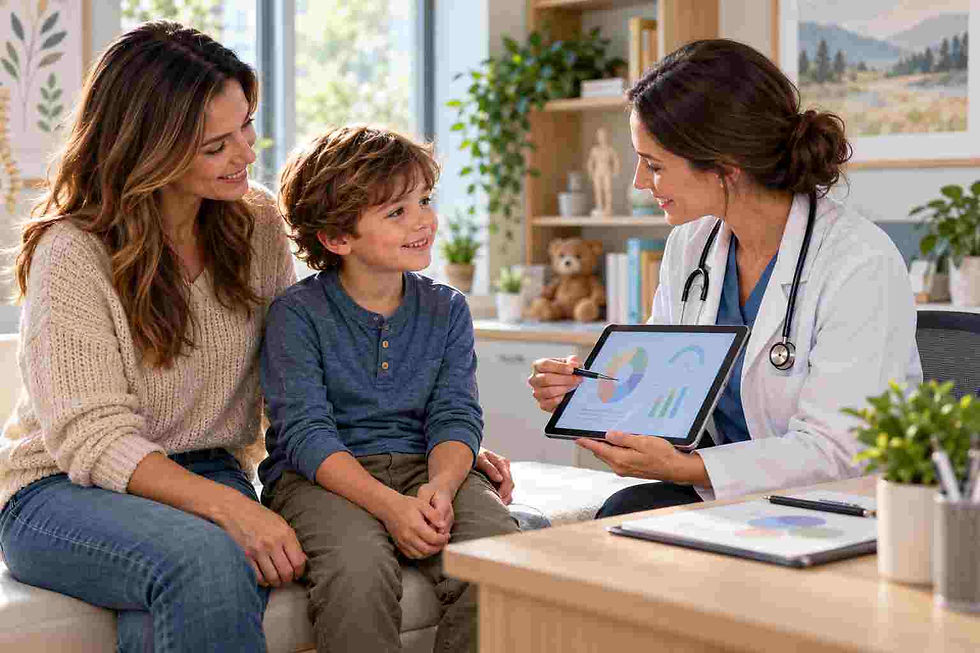 Personalized pediatric care focused on a child's individual health patterns