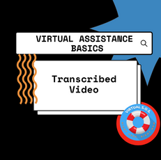 Hire A Virtual Assistant - BASICS Transcribed Video