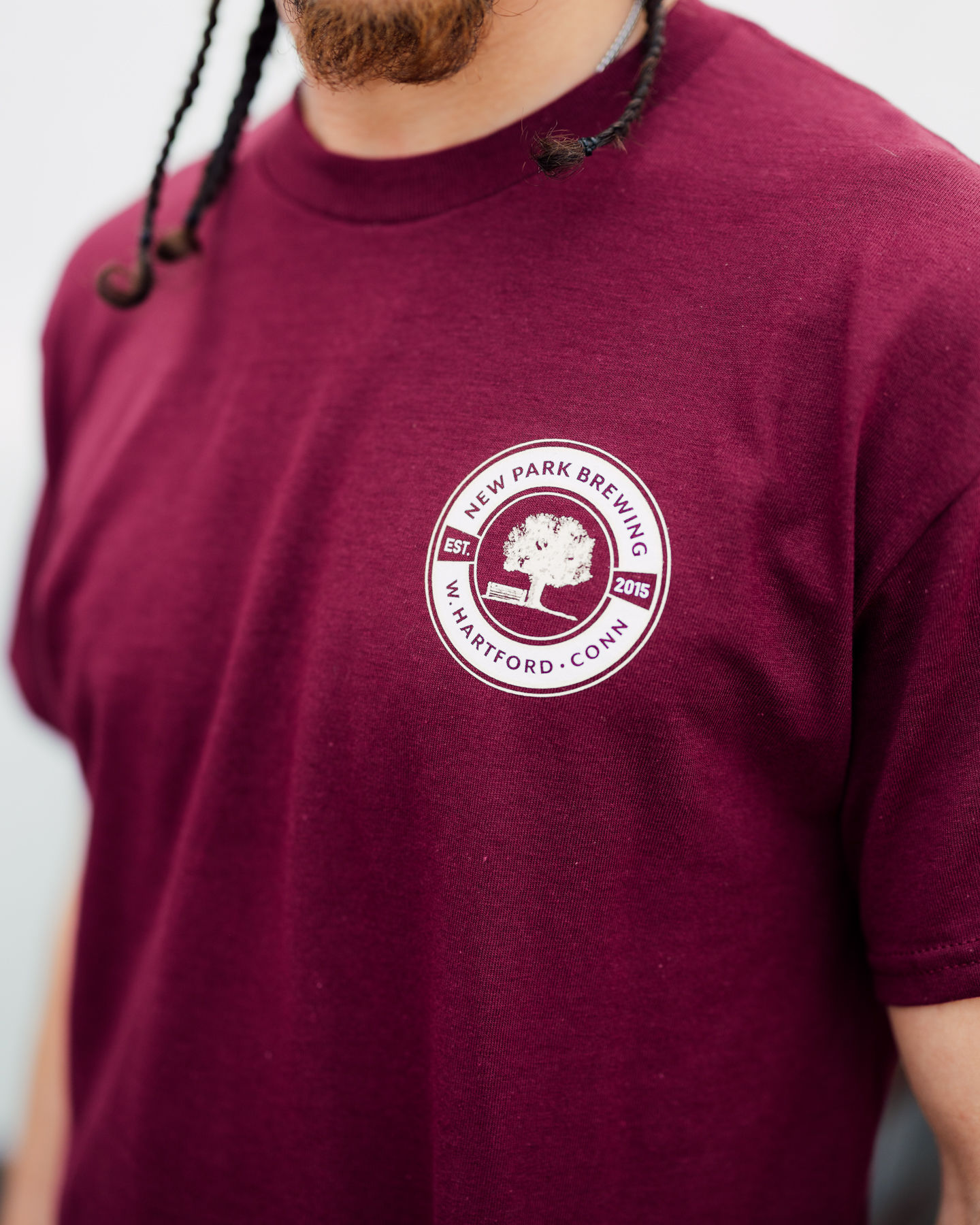 Crafted for Community T-Shirt Maroon