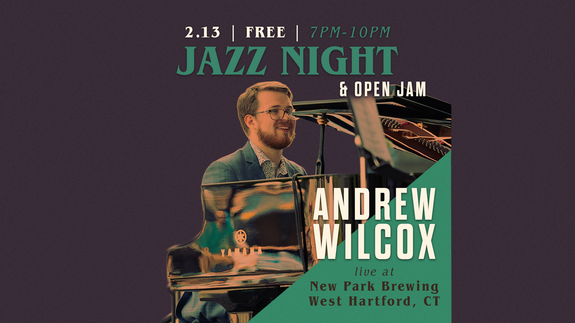 FREE - Jazz Night with Andrew Wilcox & his band plus OPEN JAM