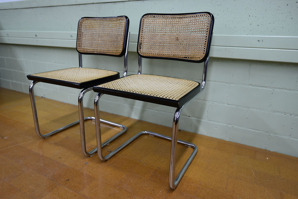 2 Designer Stühle / freischwinger Cesca