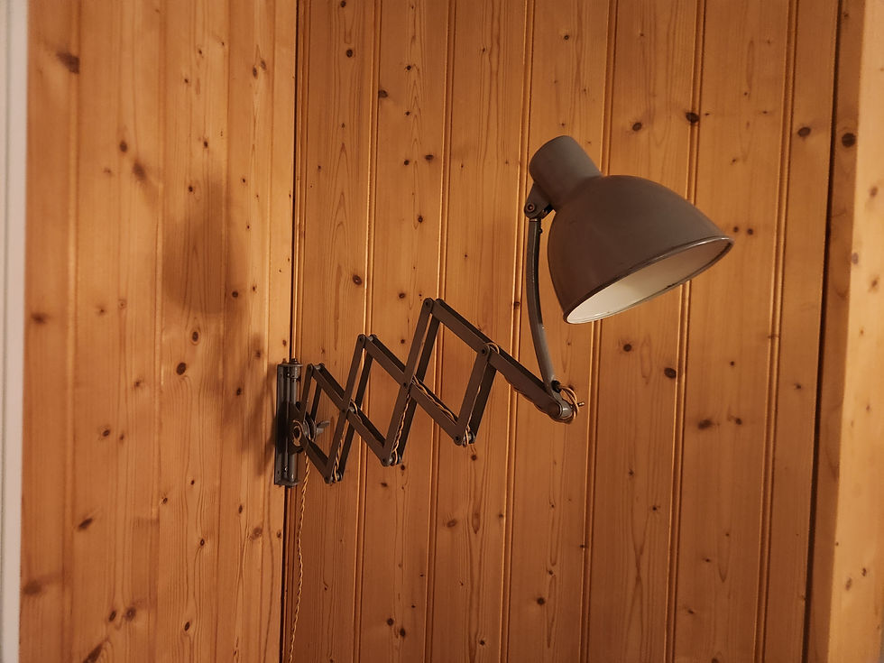 Designer Vintage Lampe BAG Turgi Scheren-Lampe