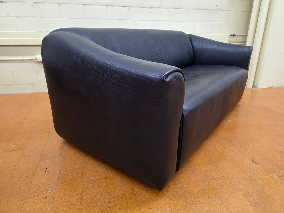 Miniaturbild: Designklassiker Sofa Büffelleder De Sede DS47 