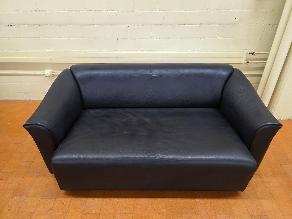 Miniaturbild: Designklassiker Sofa Büffelleder De Sede DS47 