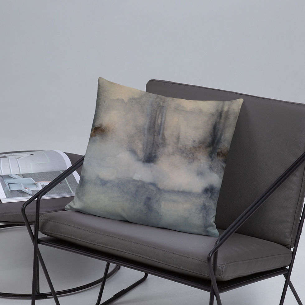 Thumbnail: Mid-Winter Thaw Square Pillow