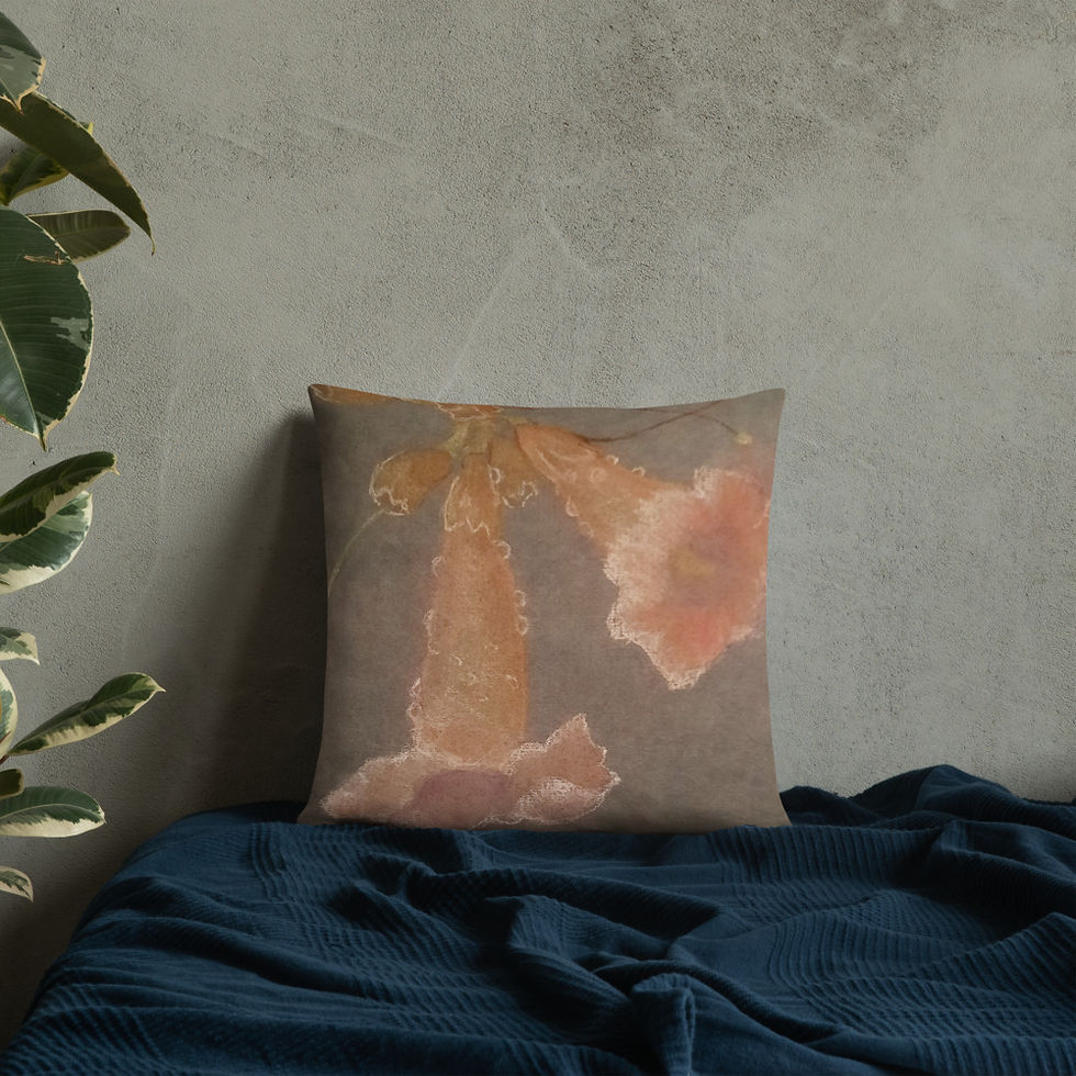 Thumbnail: Trumpets At Dawn Square Pillow