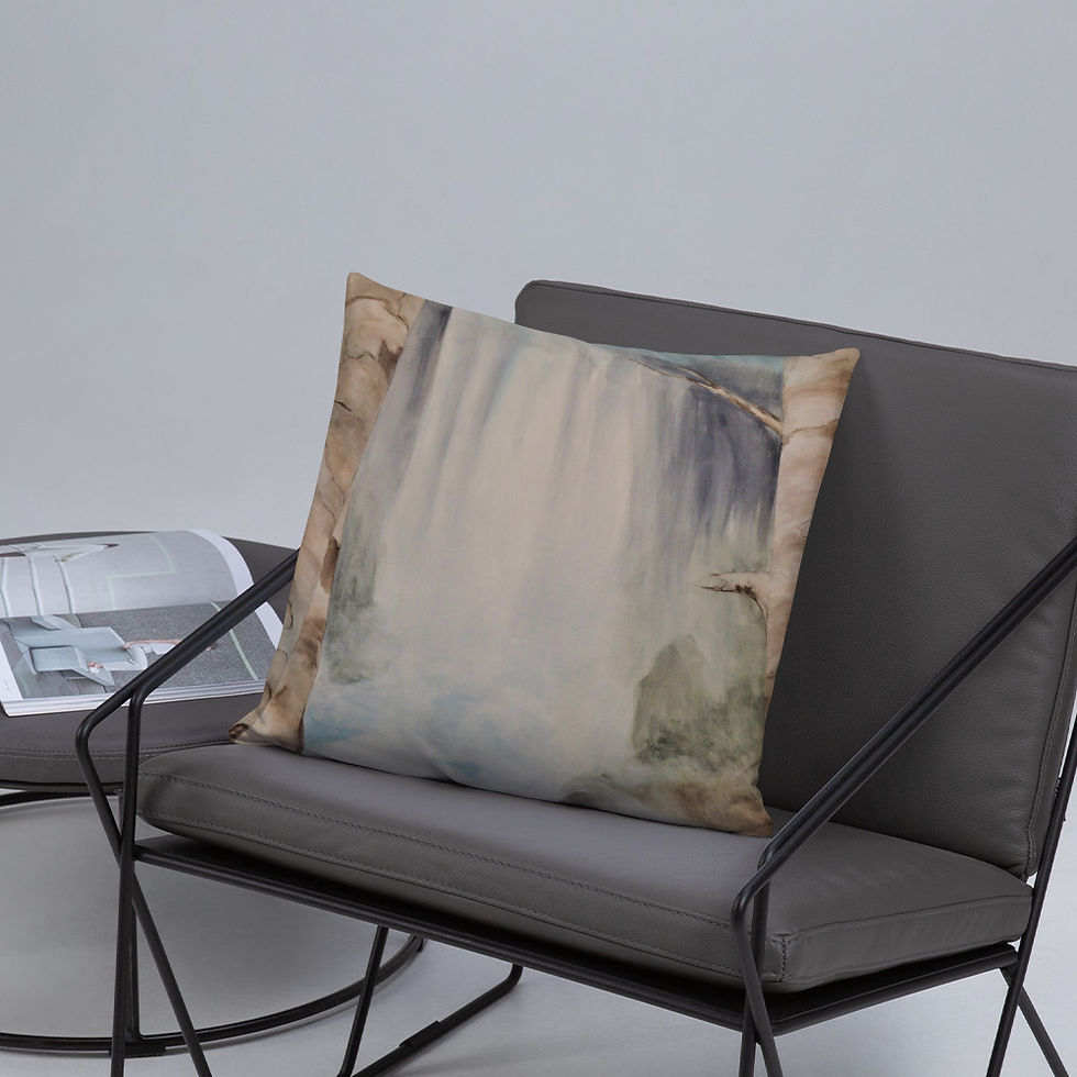 Thumbnail: Between The Trees Square Pillow