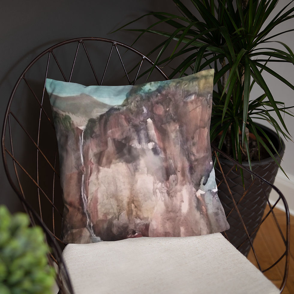 Thumbnail: West of The Imagination Square Pillow