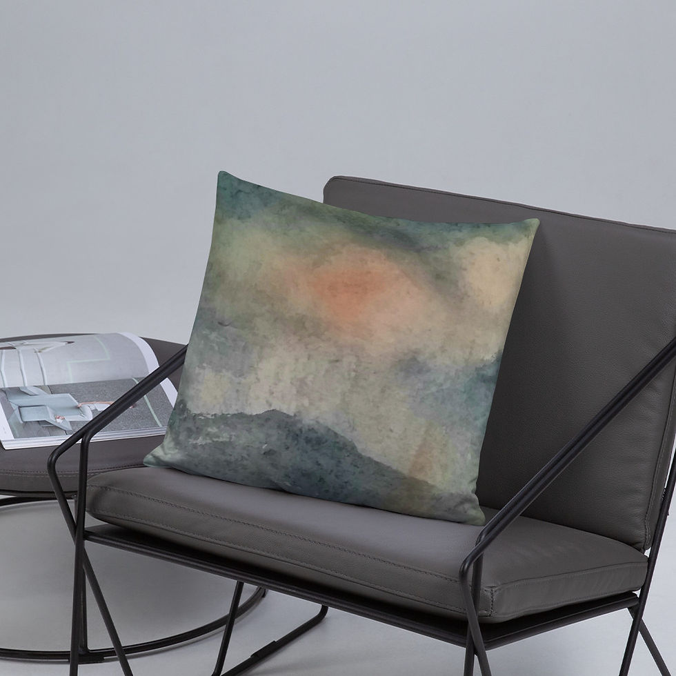 Thumbnail: Oncoming Rain Square Pillow