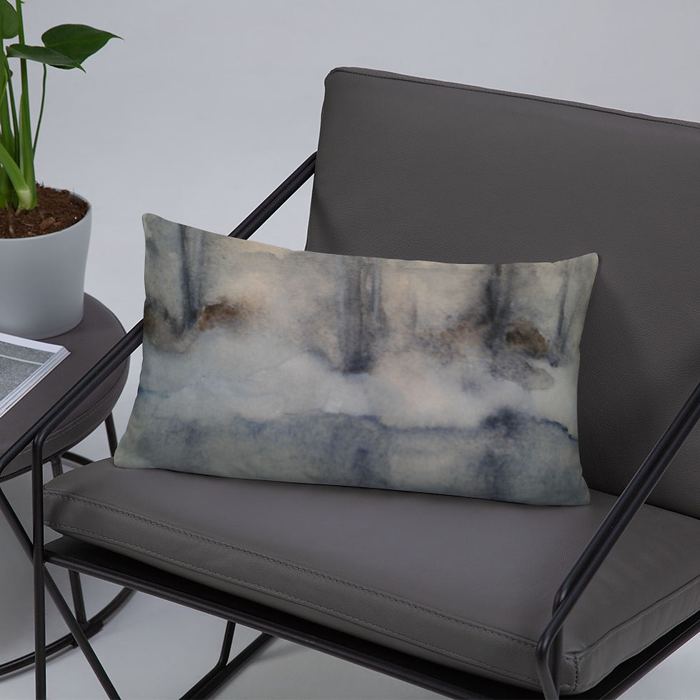 Thumbnail: Mid-Winter Thaw Rectangle Pillow