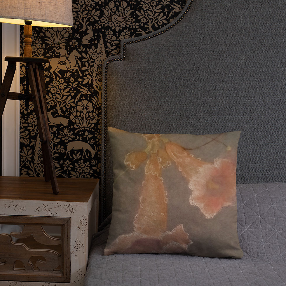 Thumbnail: Trumpets At Dawn Square Pillow
